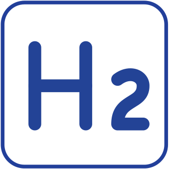 H2 Icon blue